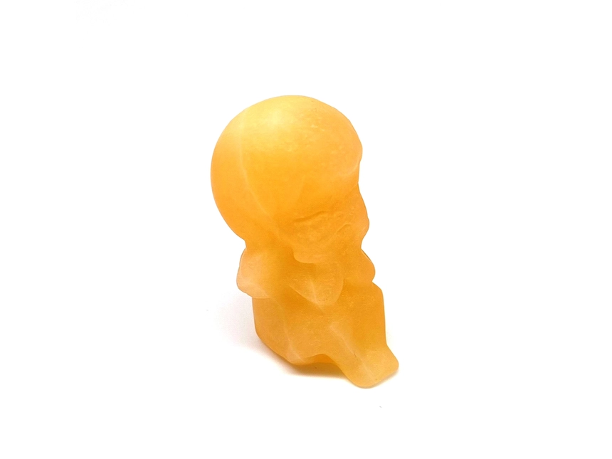 Figura Kalcit narancs angyalka 4cm